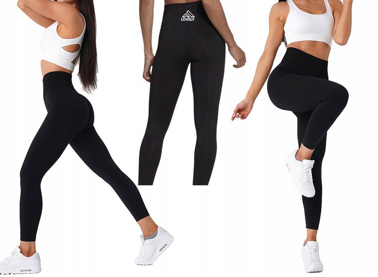 Legginsy Getry Kryjące Fitness Modelujące Fit L/XL