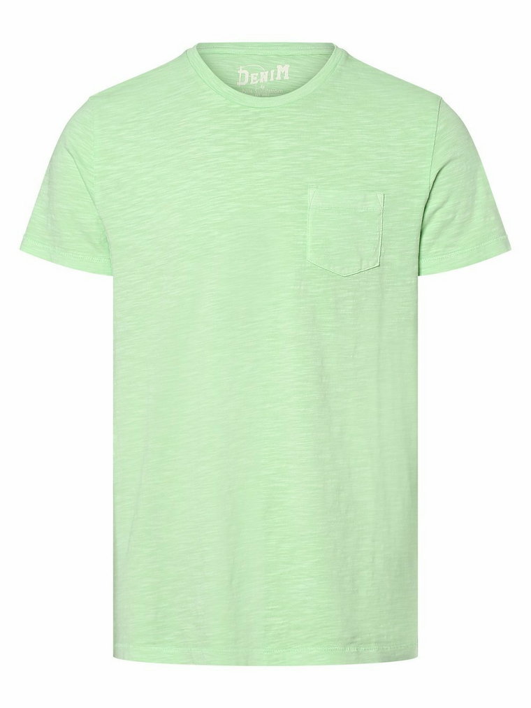 DENIM by Nils Sundström - T-shirt męski, zielony