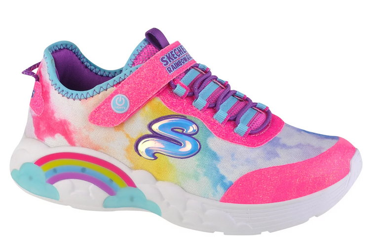 Skechers Rainbow Racer 302300L-PKMT, Dla dziewczynki, Różowe, buty sneakers, tkanina, rozmiar: 33