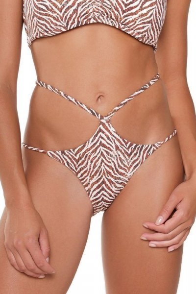 Lingadore 7206BS zebra print figi kąpielowe