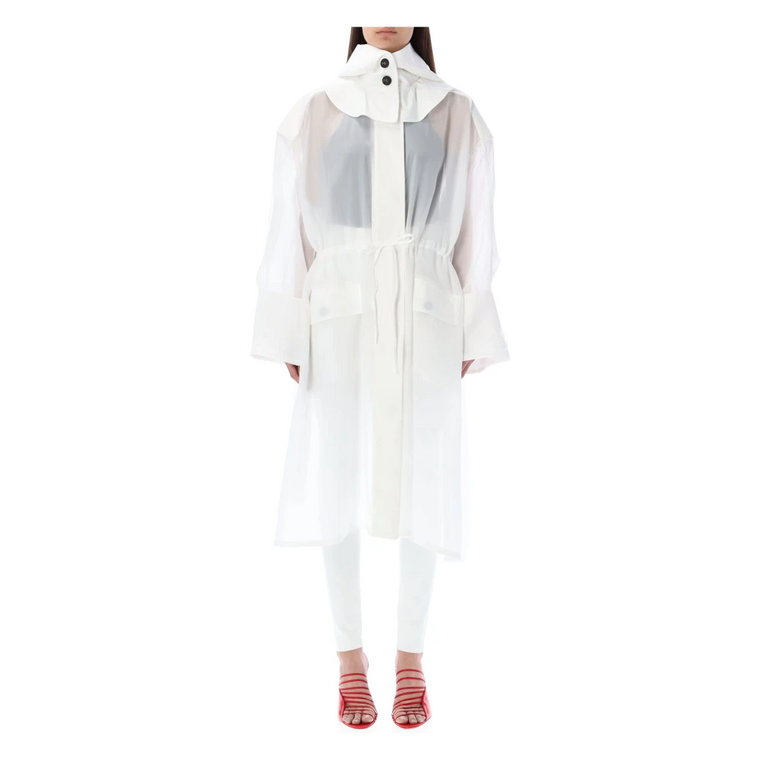 Luksusowy Nieocieplany Trench Organza Ss23 Salvatore Ferragamo