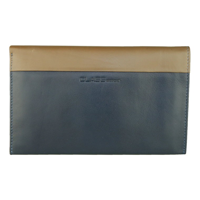 Cavalli Cl Blue Leather Card Holder Wallet Cavalli Class