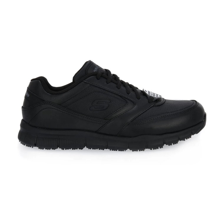 Czarne Sneakersy Nampa dla Mężczyzn Skechers