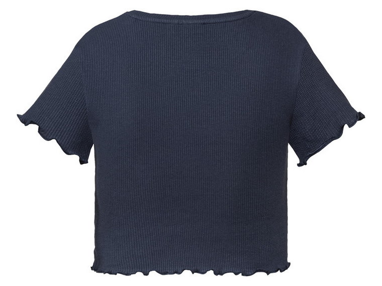 esmara T-shirt damski z bawełną (XS (32/34), Granatowy)