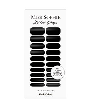 Miss Sophie UV Gel Wraps Black Velvet Folia do paznokci 20 szt. Black Velvet