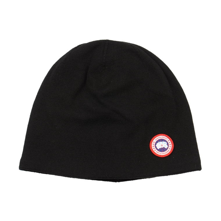 Czarne czapki z CG Standard Toque Canada Goose