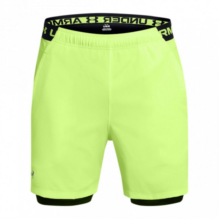 Męskie spodenki treningowe Under Armour UA Vanish Woven 2in1 Shorts - zielone