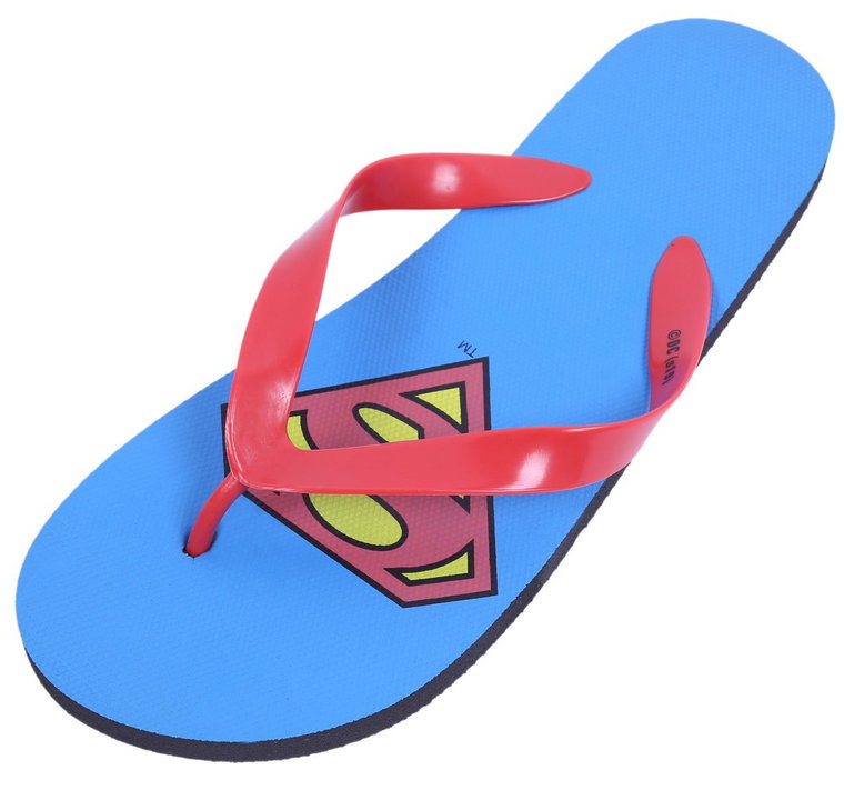 Niebieskie japonki Superman 34-35 EU