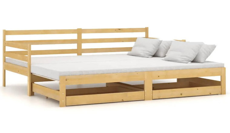 Podwójne łóżko z szufladami - Duet 4X 90 / 180 x 200 cm