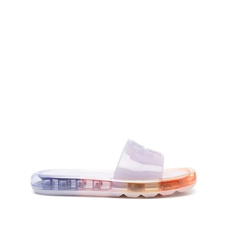 Bubble Jelly Transpart Slides Tory Burch