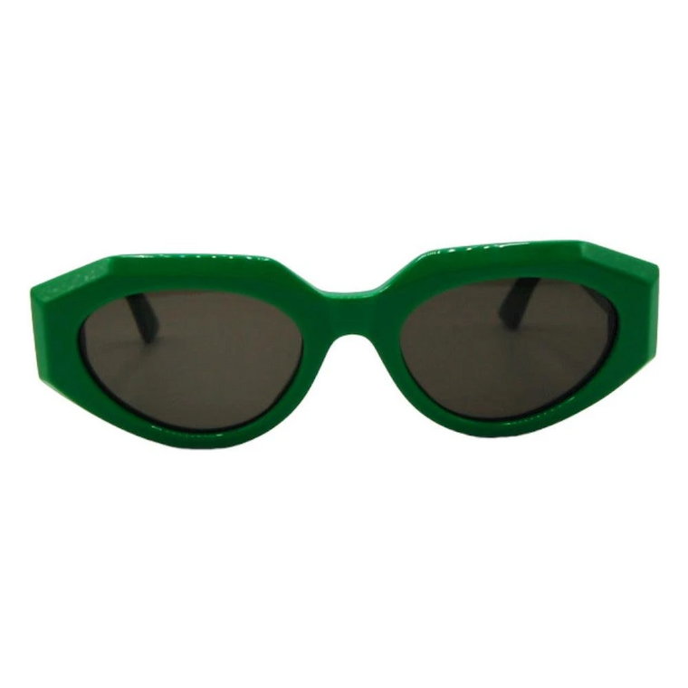 Zielone okulary przeciwsłoneczne Cat-Eye Bottega Veneta