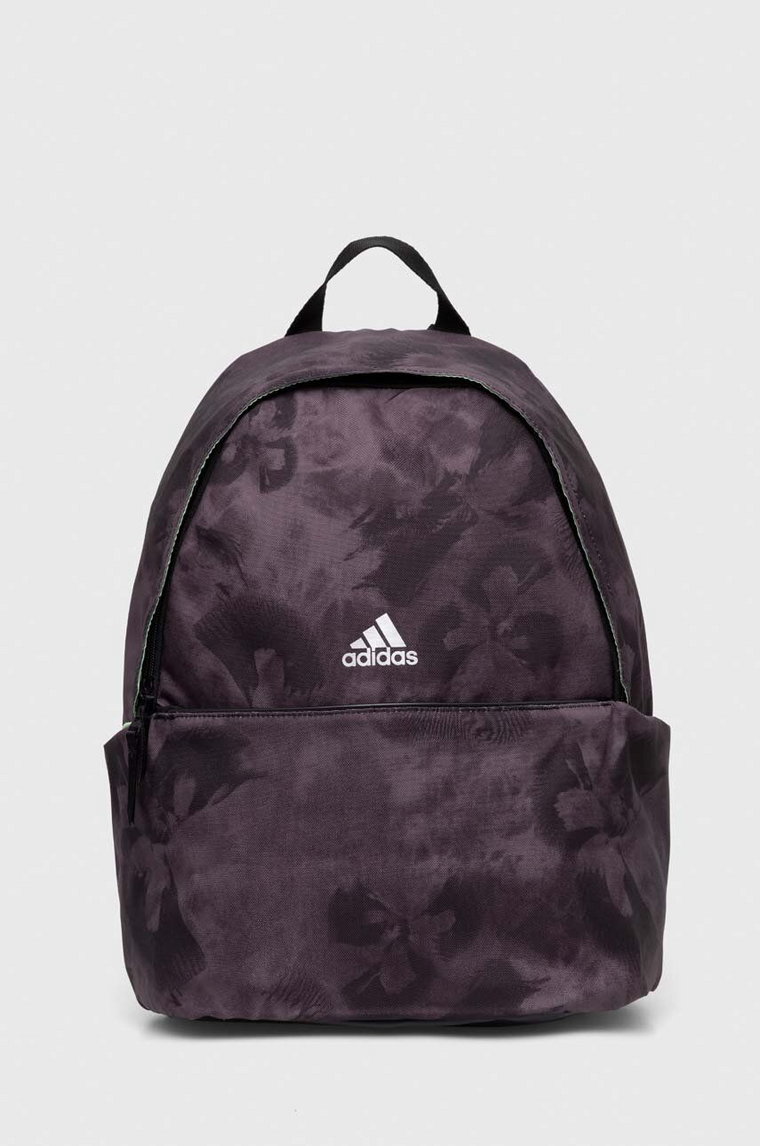 adidas plecak damski kolor szary duży wzorzysty IS3243