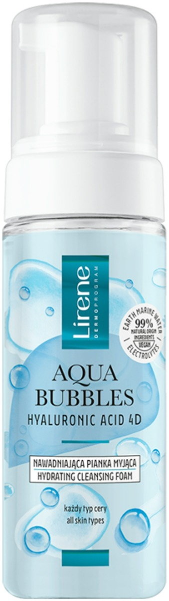 Lirene Aqua BuBBles Nawadniająca pianka Myjąca