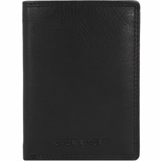 Jack Kinsky Brisbane Wallet RFID Leather 9 cm schwarz