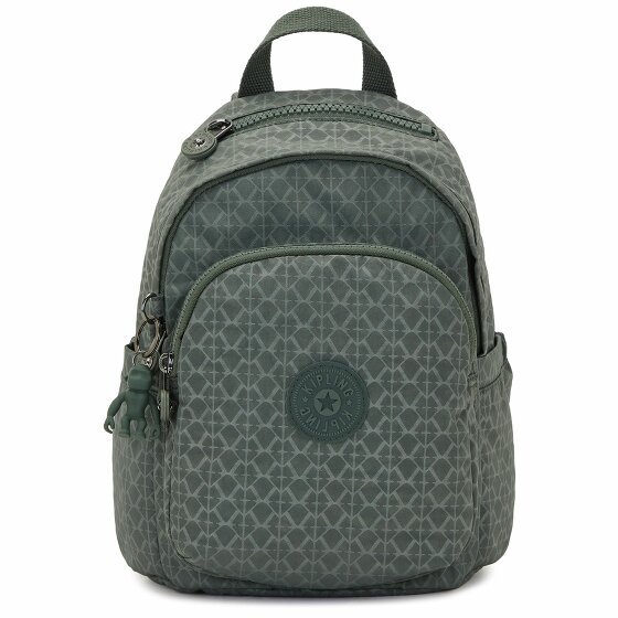 Kipling Basic Plus Delia Mini Plecak miejski 29 cm sign green emb