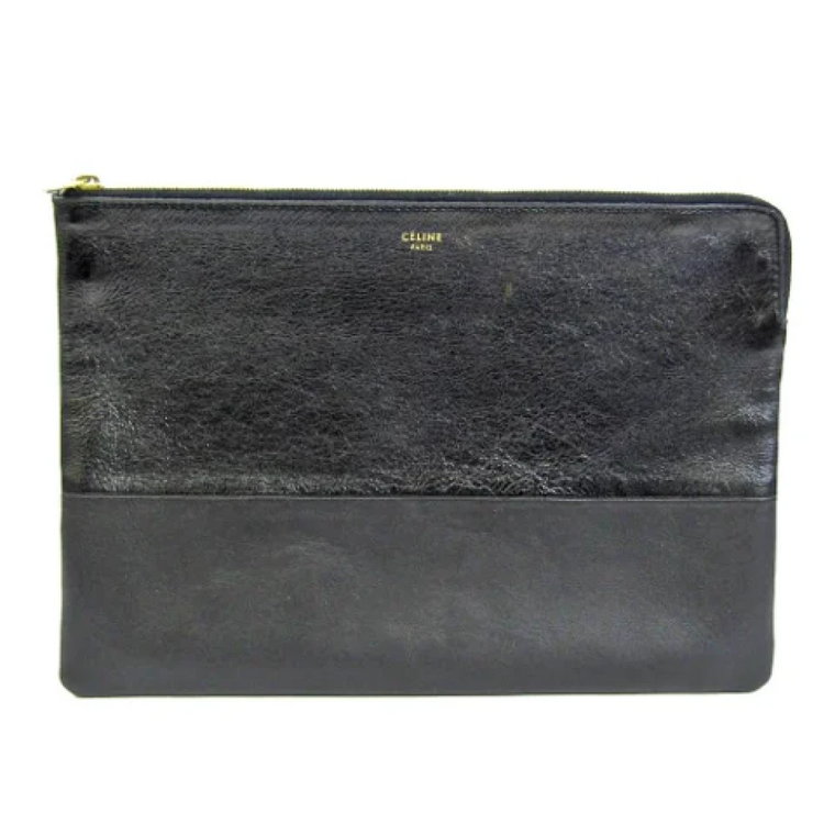 Pre-owned Leather clutches Celine Vintage