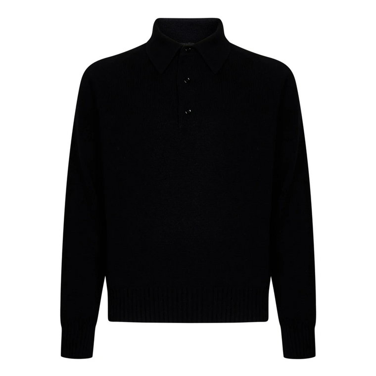 Elegancka czarna koszulka polo dla mężczyzn Tom Ford