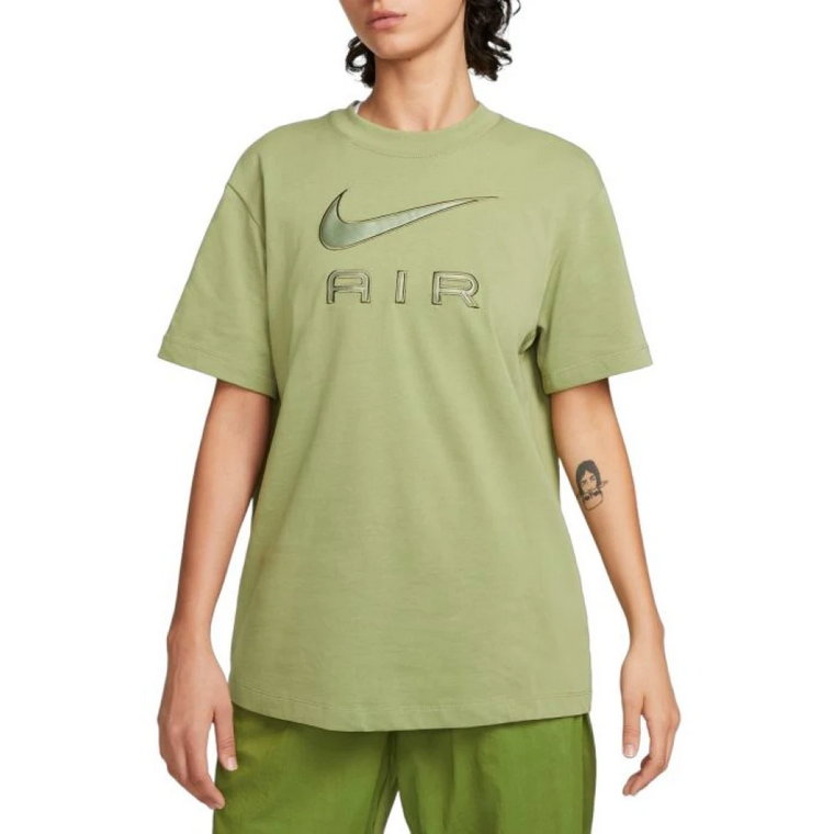 Alligator Olive Tshirt z aplikacją Swoosh Nike