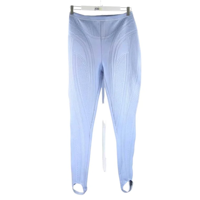 Pre-owned Polyester bottoms Mugler Pre-owned