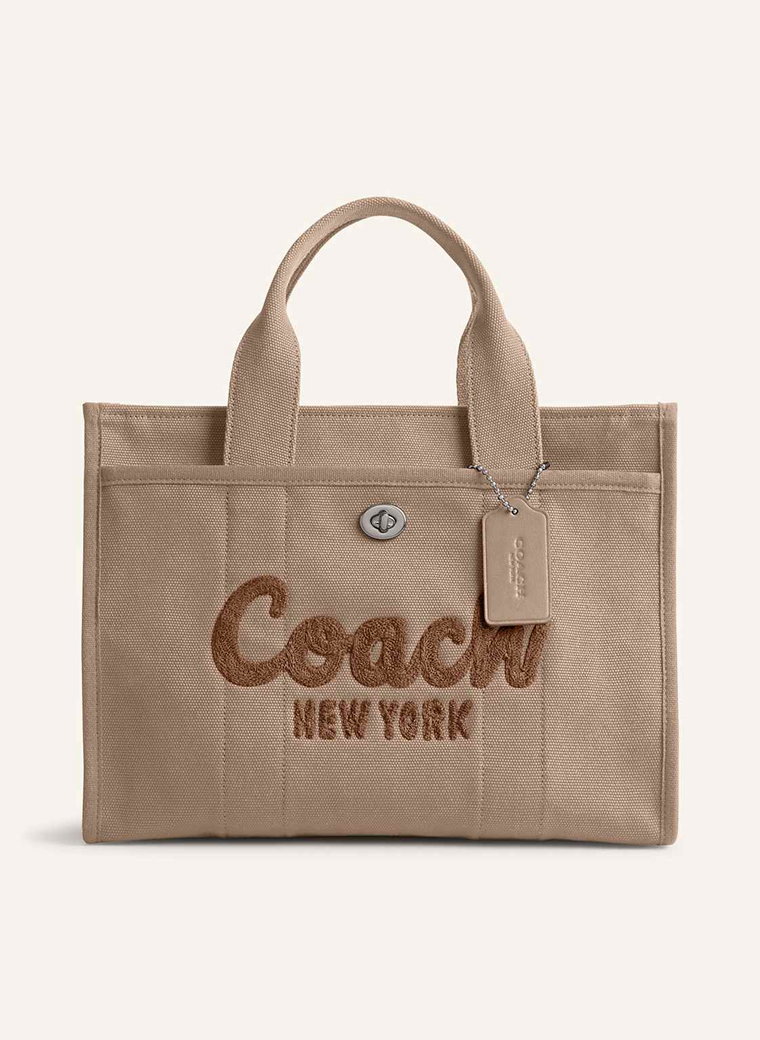 Coach Torba Shopper Cargo weiss