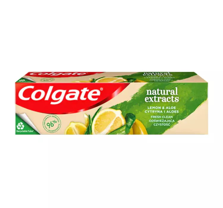 COLGATE NATURAL EXTRACTS LEMON & ALOE PASTA DO ZĘBÓW 75ML