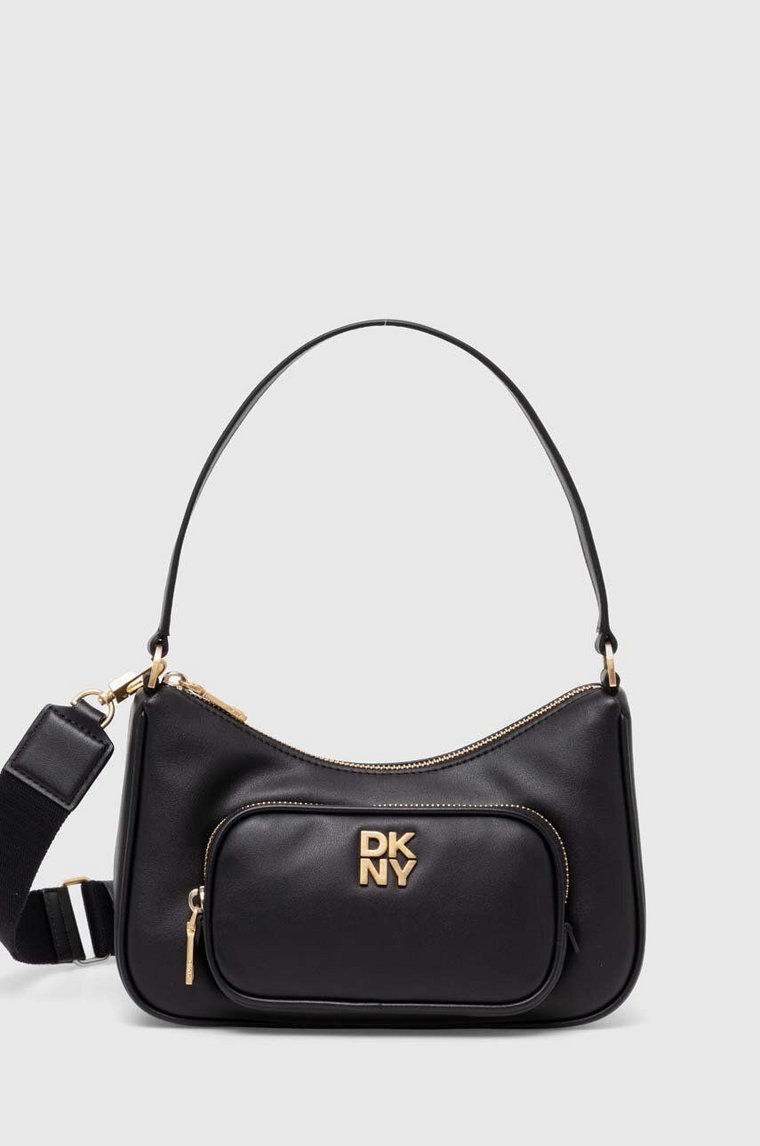 Dkny torebka skórzana kolor czarny R423KE51