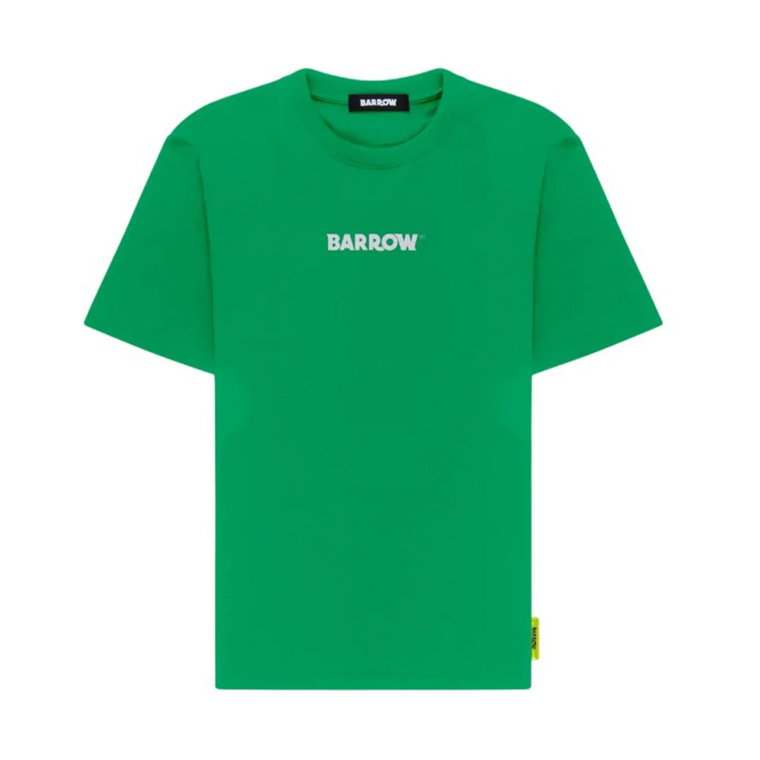 T-shirt z uśmiechem i logo Barrow