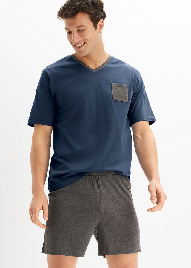 Piżama z krótkimi spodniami (4 części)