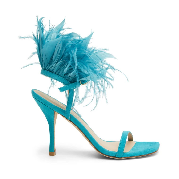 Sandał Plume 100 z Piórami Stuart Weitzman