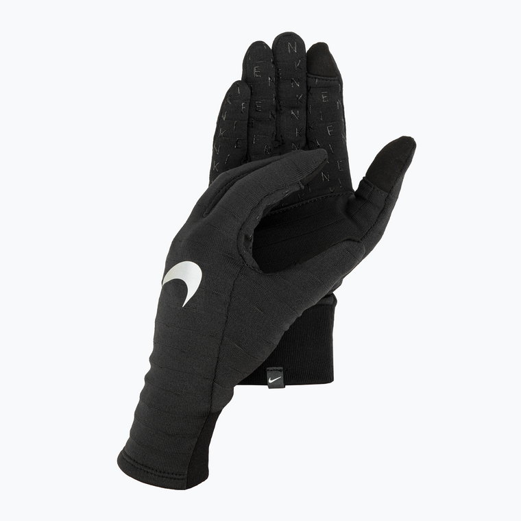 Rękawiczki do biegania męskie Nike Sphere 4.0 RG black/silver | WYSYŁKA W 24H | 30 DNI NA ZWROT