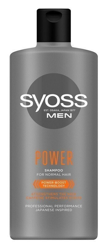 Syoss Men Power - Szampon do włosów 440ml