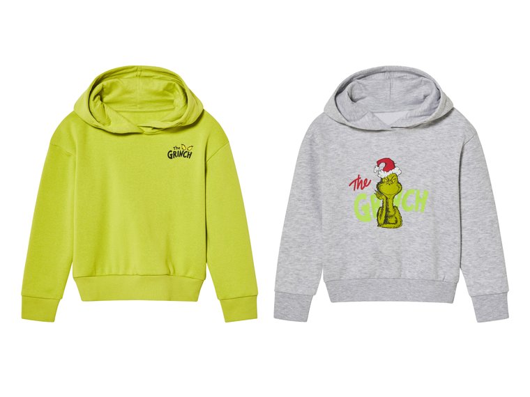 Bluza dresowa dziewczęca z kolekcji Grinch