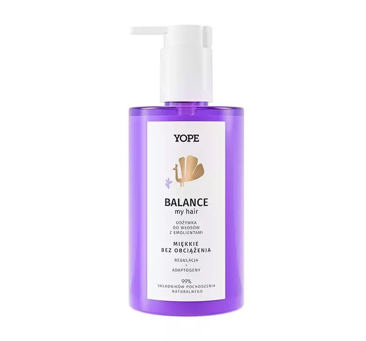 YOPE BOUNCE MY HAIR BALANCE LEKKA ODŻYWKA Z EMOLIENTAMI 300ML