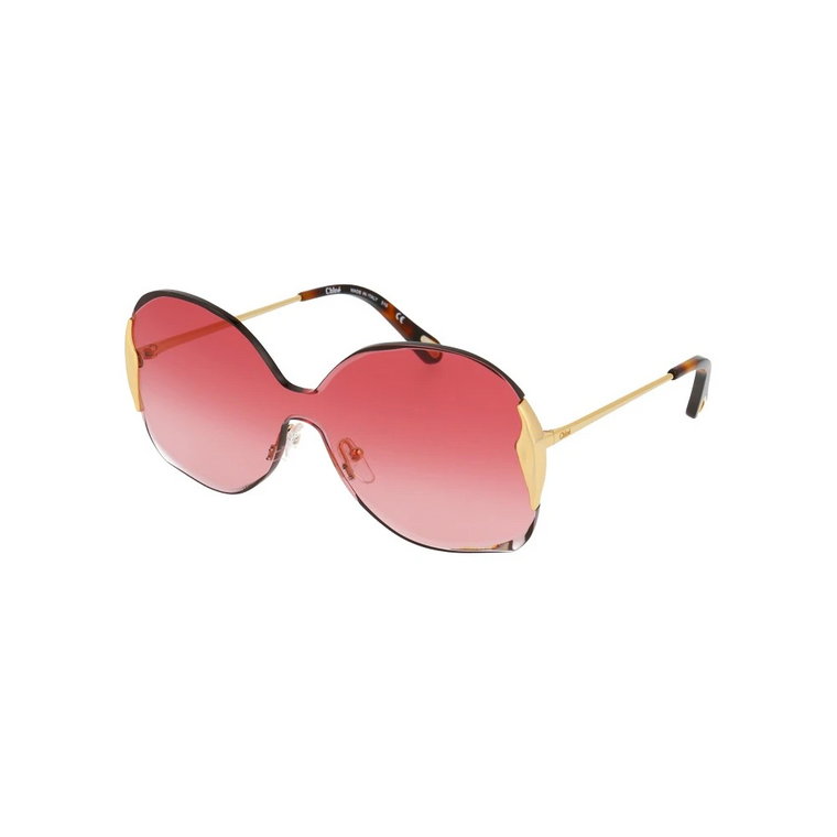 Metalowe okulary przeciwsłoneczne dla modnych kobiet Chloé
