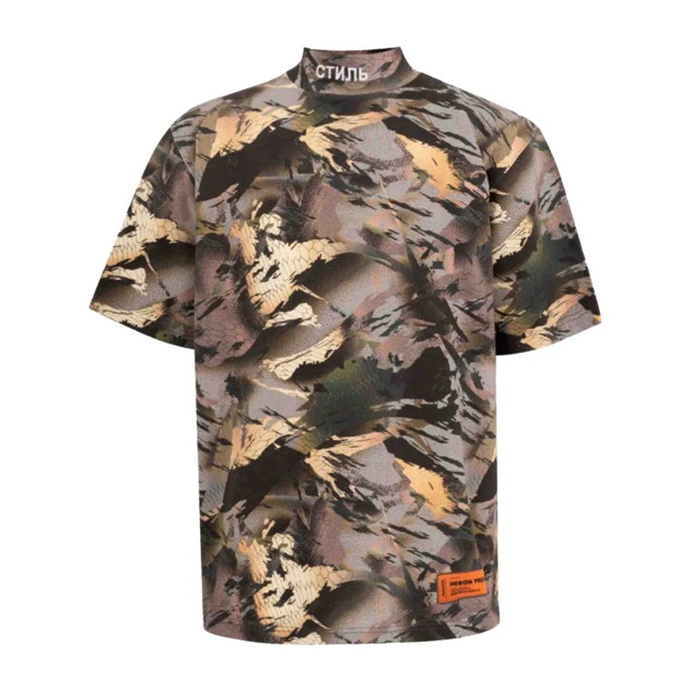 Camouflage Print T-shirt Heron Preston