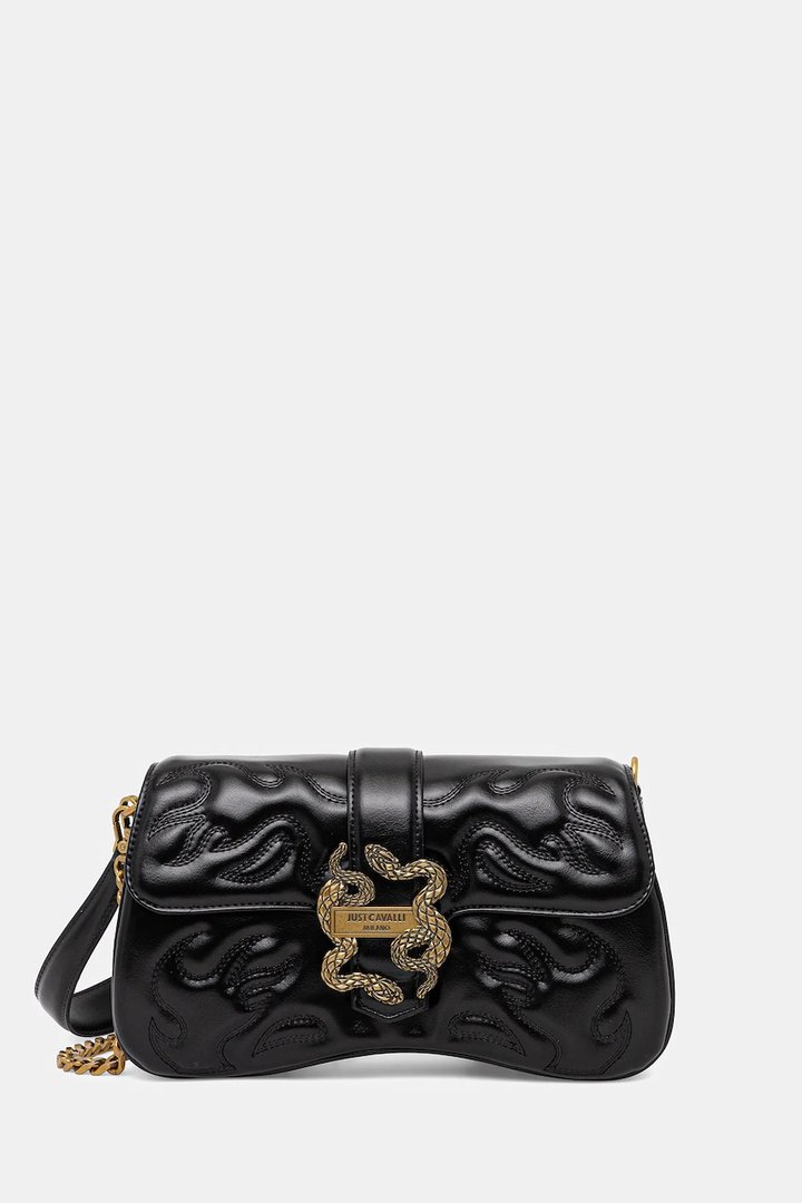Just Cavalli torebka kolor czarny 79RA4BA1 ZSD30 - Lamoda.pl
