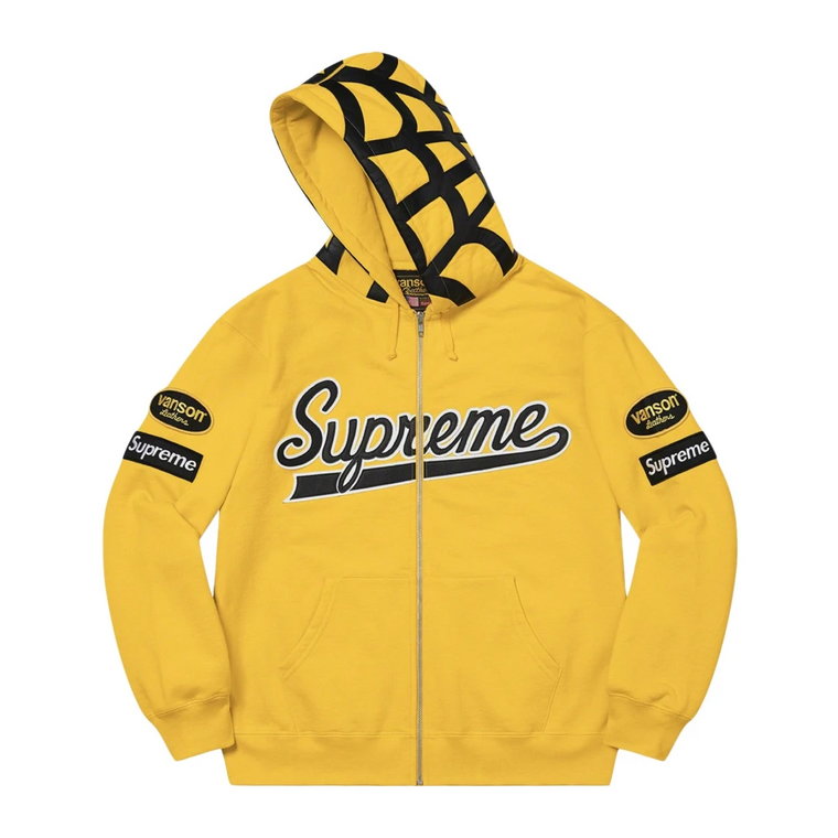 Spider Web Zip Up Hoodie Limited Edition Supreme