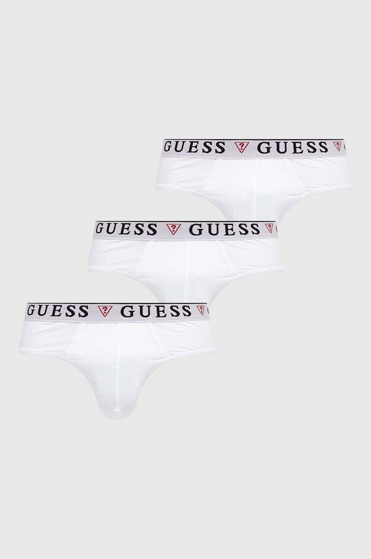 Guess slipy 3-pack BRIAN męskie kolor biały U97G00 KCD31