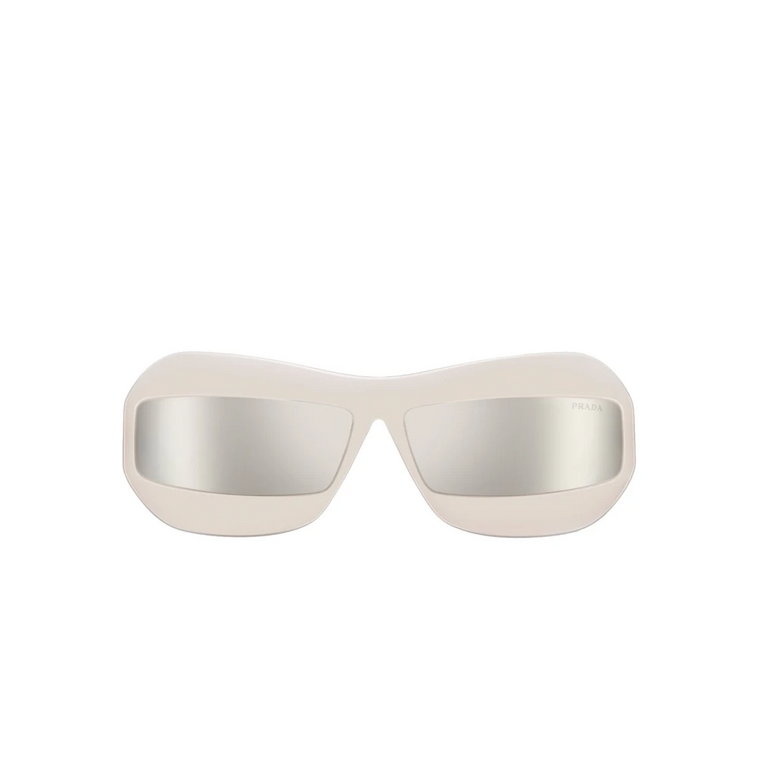 Unikalne okulary przeciwsłoneczne z lustrzanymi soczewkami Prada