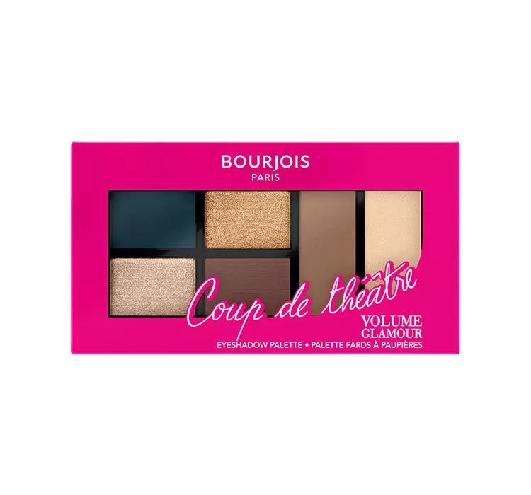 BOURJOIS VOLUME GLAMOUR COUP DE THEATRE PALETA CIENI DO POWIEK 02 CHEEKY LOOK 8,4G