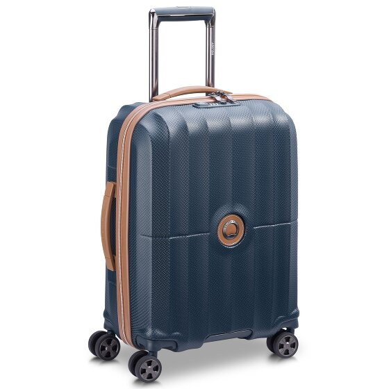 Delsey Paris St. Tropez 4-kołowy wózek kabinowy Slim Line 55 cm marineblau