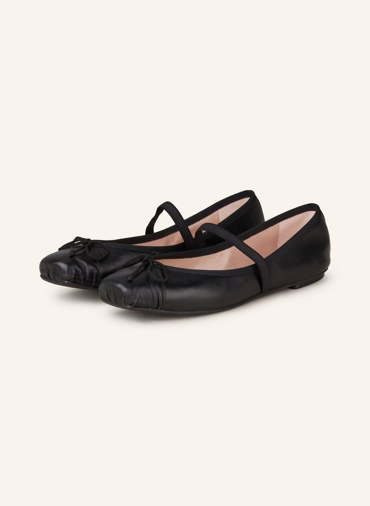 Pretty Ballerinas Baleriny Mary Jane Coton schwarz