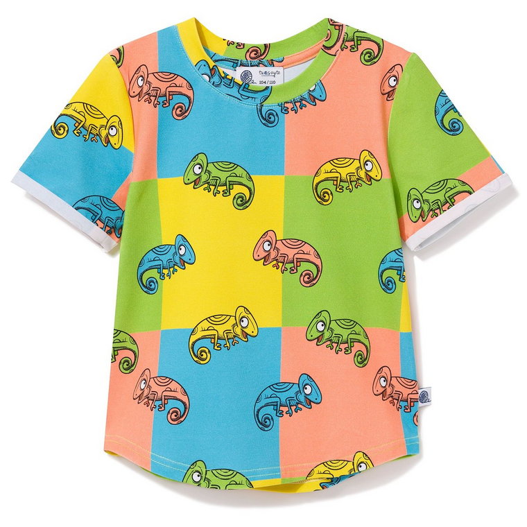 T-shirt bawełniany Kameleon 140/146