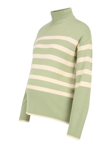 Vero Moda Maternity Sweter 'HAPPINESS'  kremowy / zielony