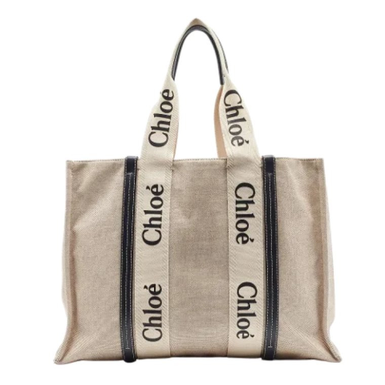 Pre-owned Canvas totes Chloé Pre-owned