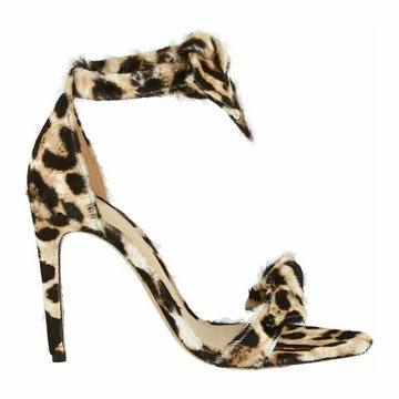 Alexandre Birman, Clarita Bow Leopard Heels Brązowy, female,