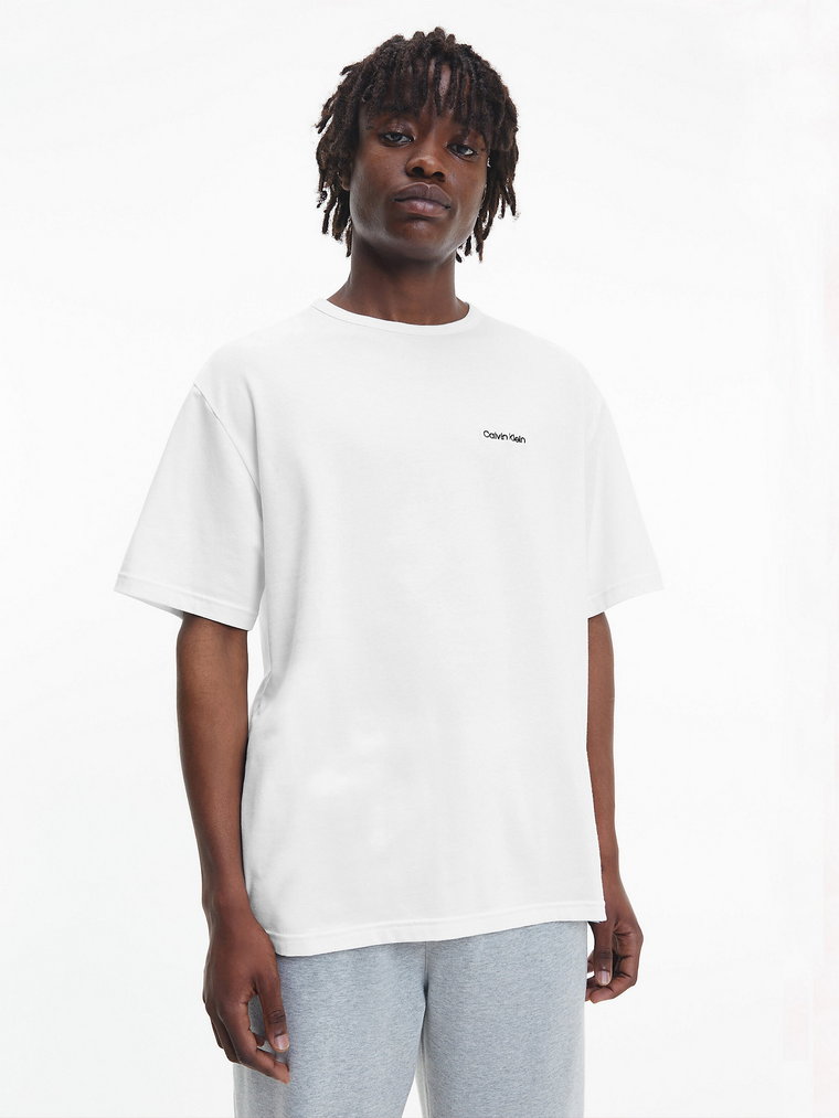 Koszulka męska długa Calvin Klein Underwear 000NM2298E-100 S Biała (8719856377595). T-shirty męskie