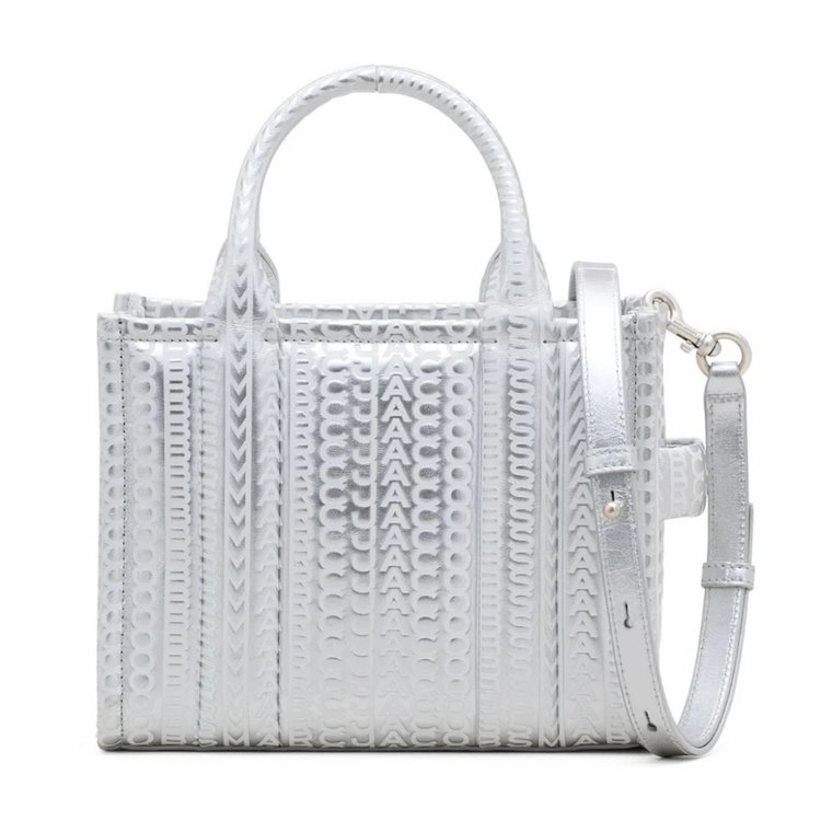 Srebrne Mini Torby Tote Marc Jacobs