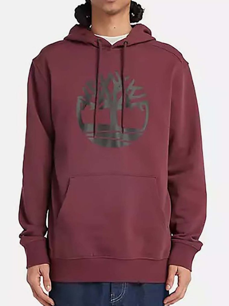 Bluza męska z kapturem Timberland TB0A2BJH M Bordowa (196246843829). Bluzy męskie z kapturem