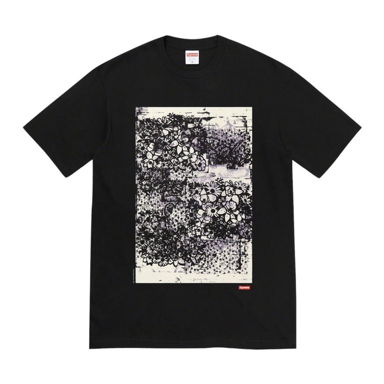 Klasyczna Christopher Wool Tee Czarna Supreme